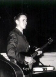 Picture of young Herb in High School dance band.