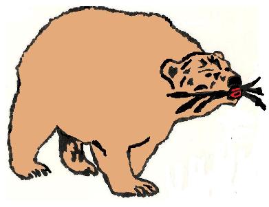 Picture of the symbolic Medo-Persian bear.